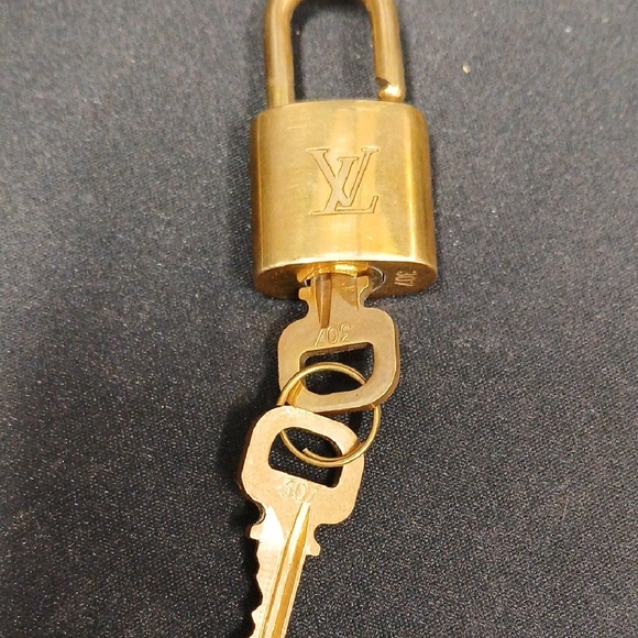 Louis Vuitton Gold Padlock with Keys #307 - Picture 1 of 2